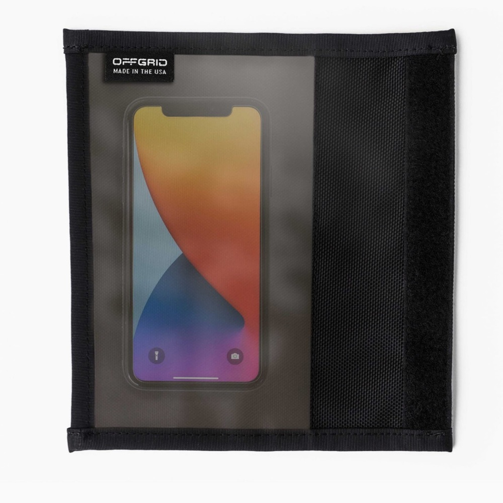 OFFGRID Cell Phone EMP Protection Signal Blocking Faraday Bag with Window NWT